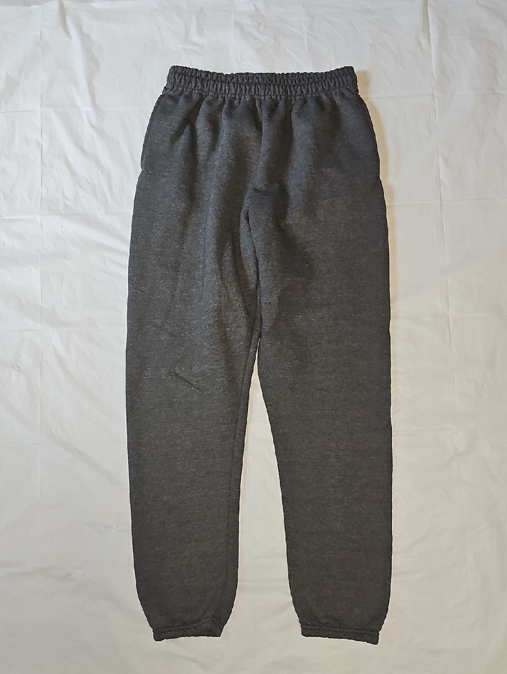 Athletic Works Men's Small 28-30 Fleece Jogger Sweatpants, Dark Gray Used